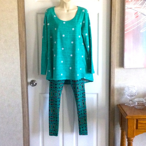 LuLaRoe Pants - LuLaRoe Top & Leggings Set